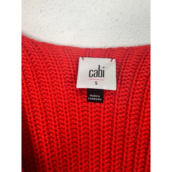 Cabi Oversized Deep V-Neck Sweater size S - Picture 3 of 6